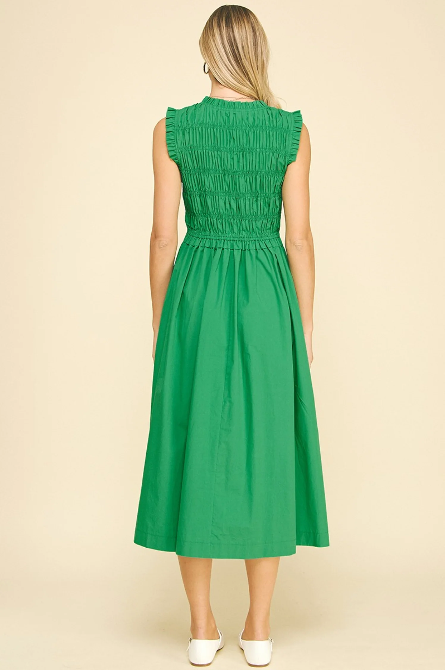 Kelsey Smock Top Maxi Dress - Intensery