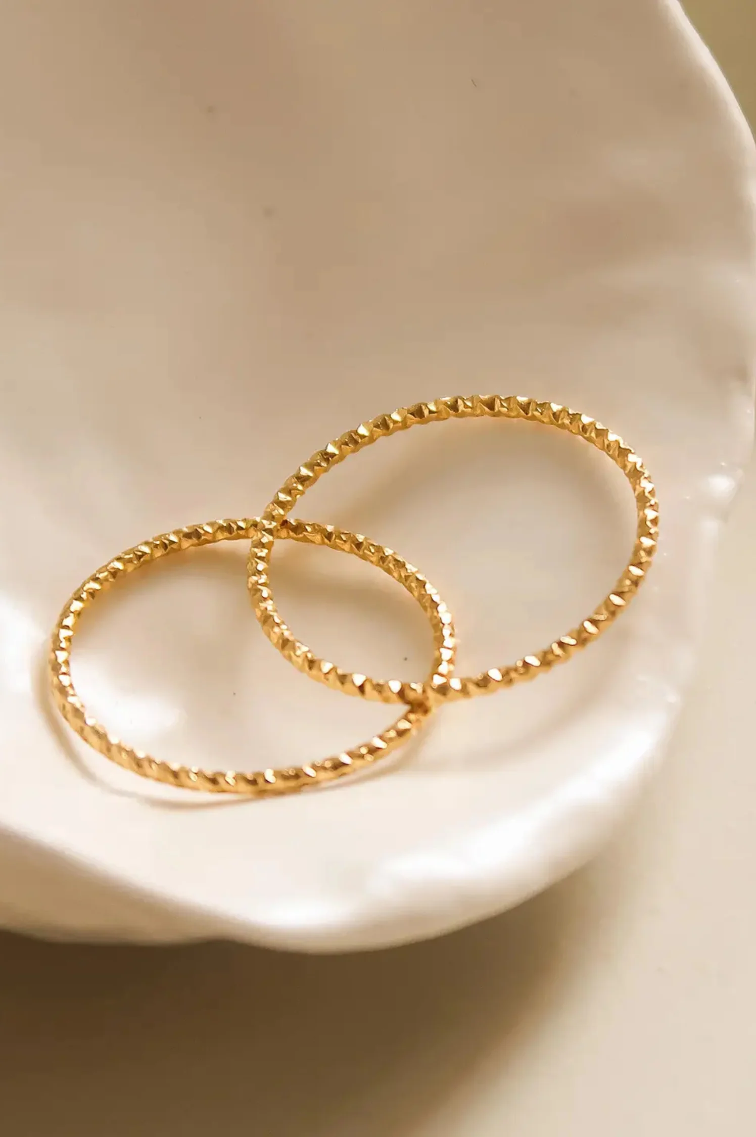 Riley Minimalist Braided Ring - Intensery