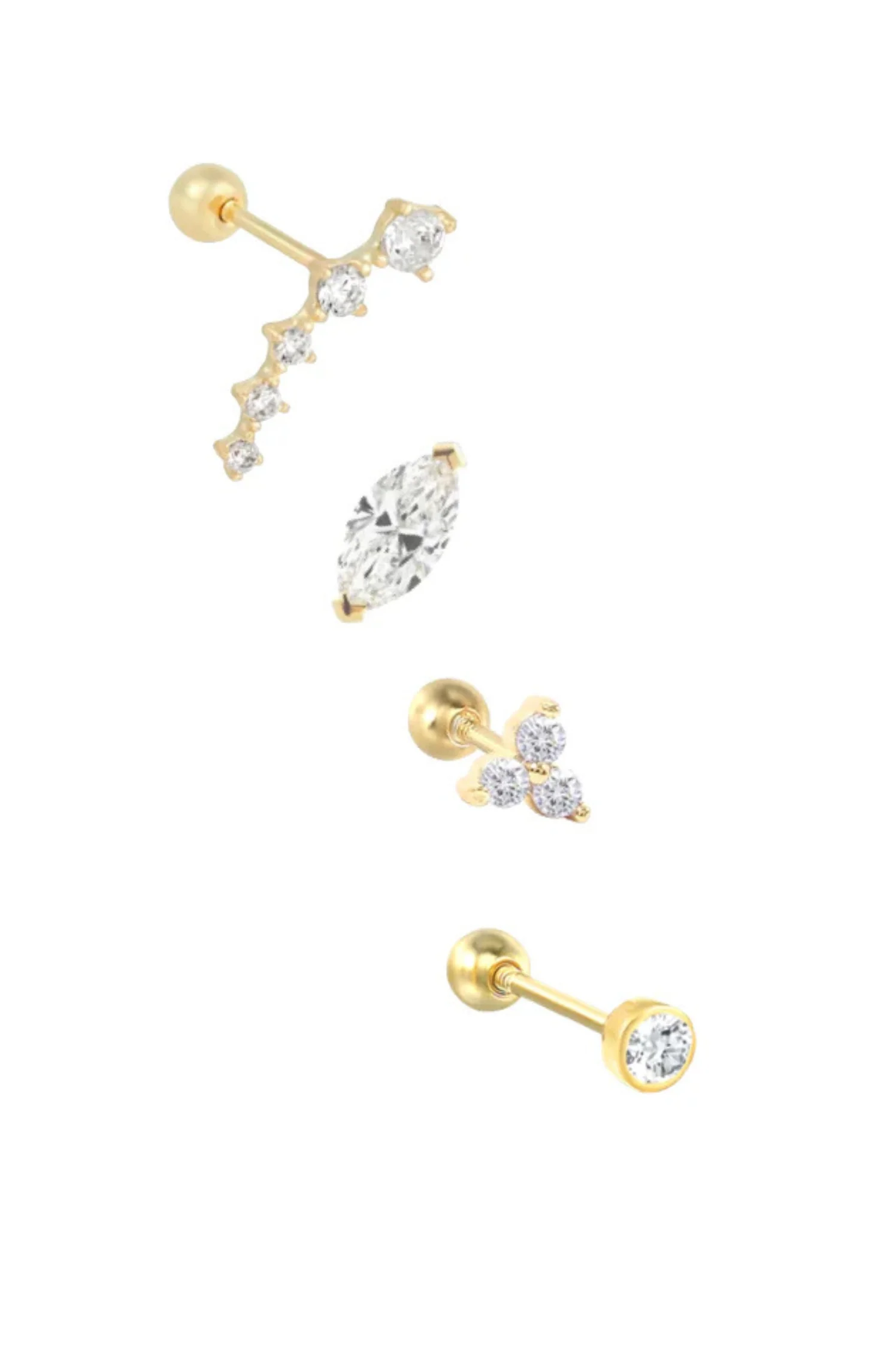 Stargazer Stud Earring Set - Intensery