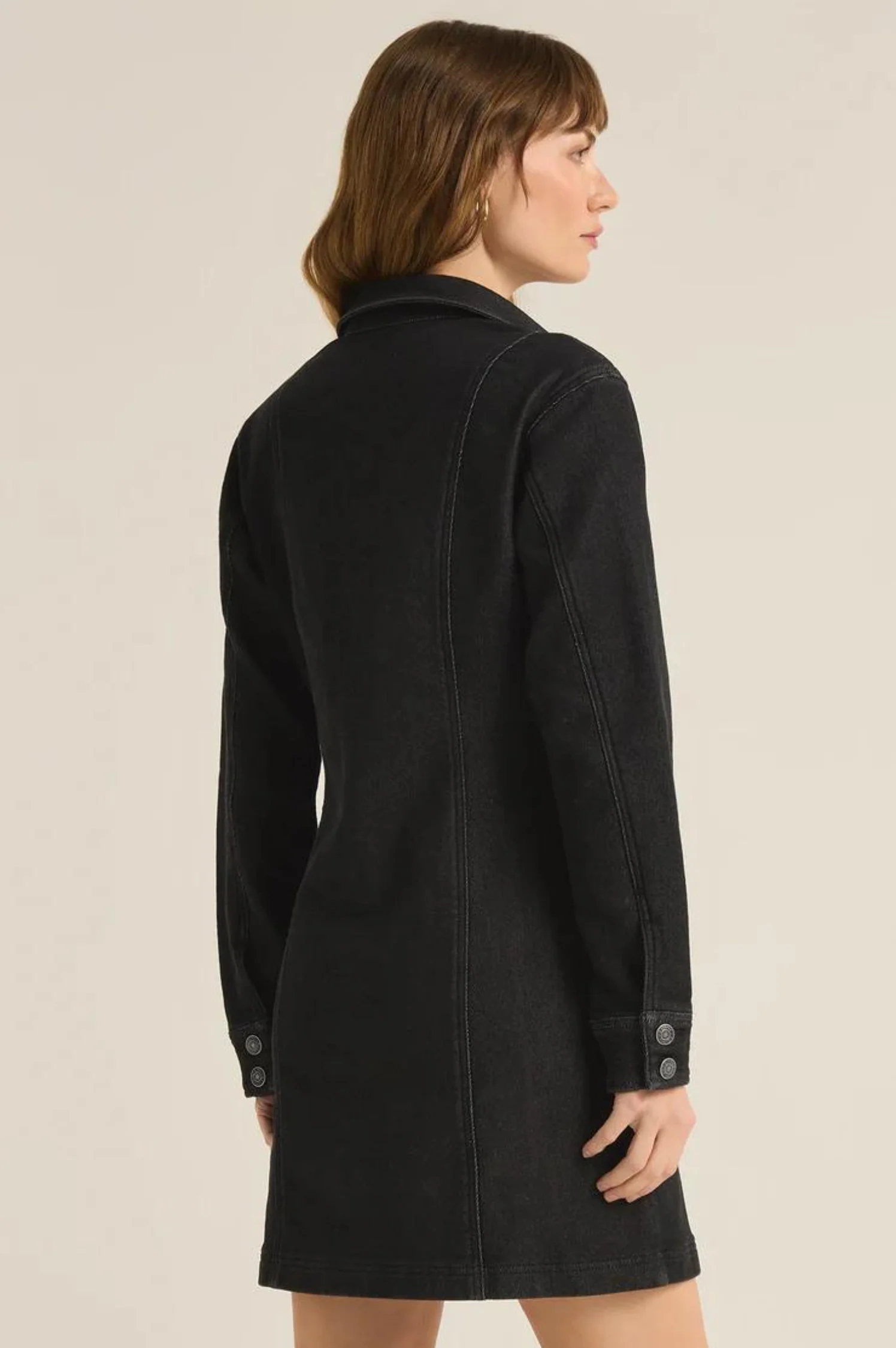 Candice Knit Denim Dress - Intensery