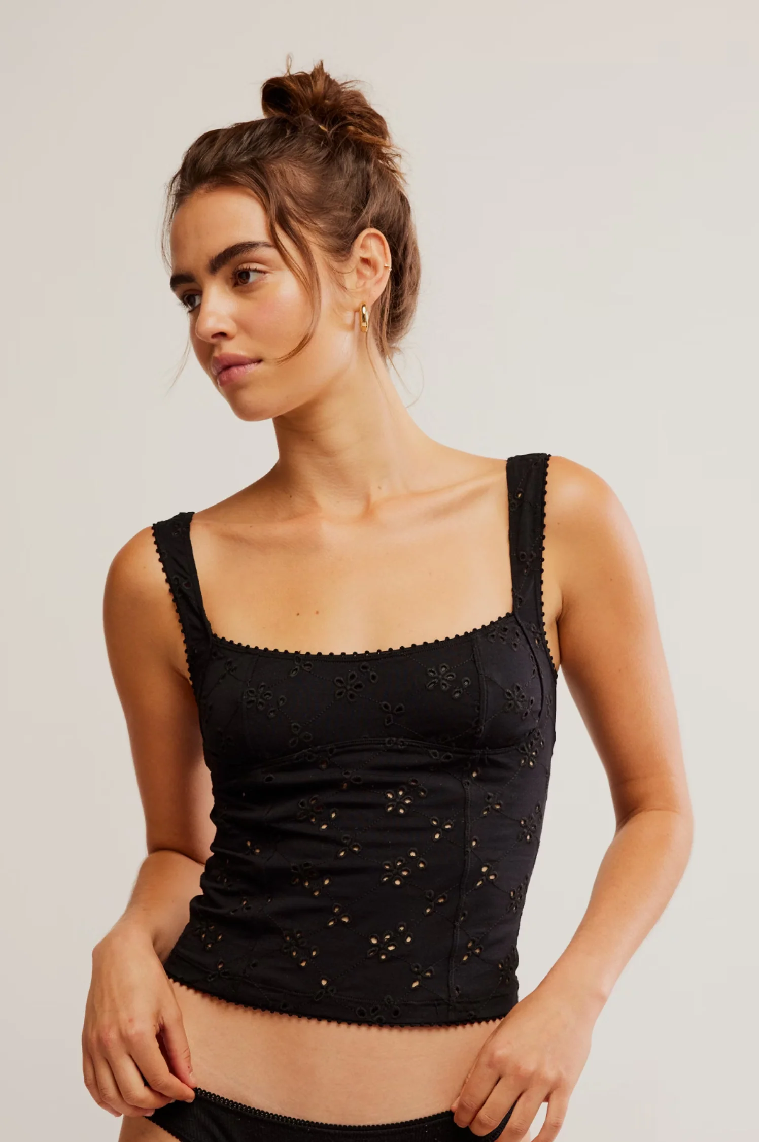 Full Bloom Eyelet Cami - Intensery