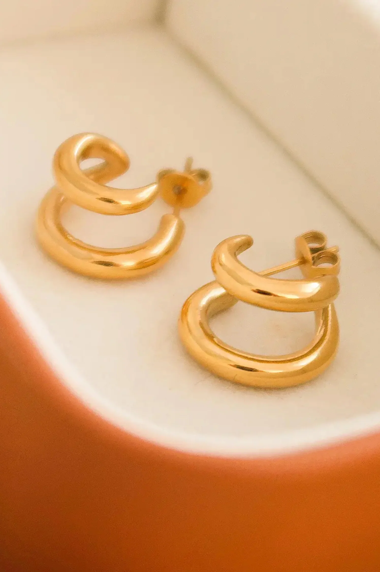 Maddison Double Hoop Earring - Intensery