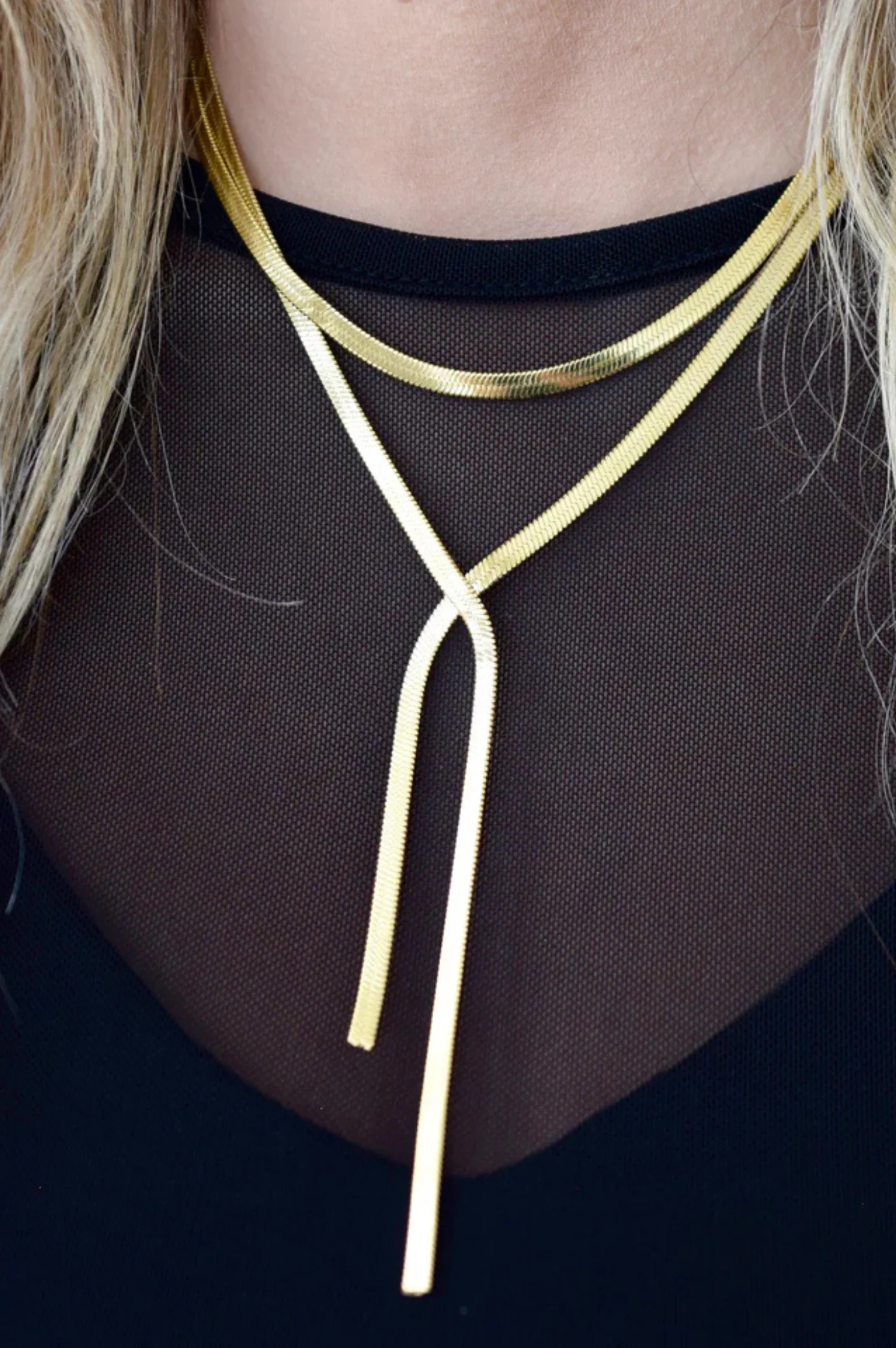 Parting Ways 2 Layer Necklace - Intensery