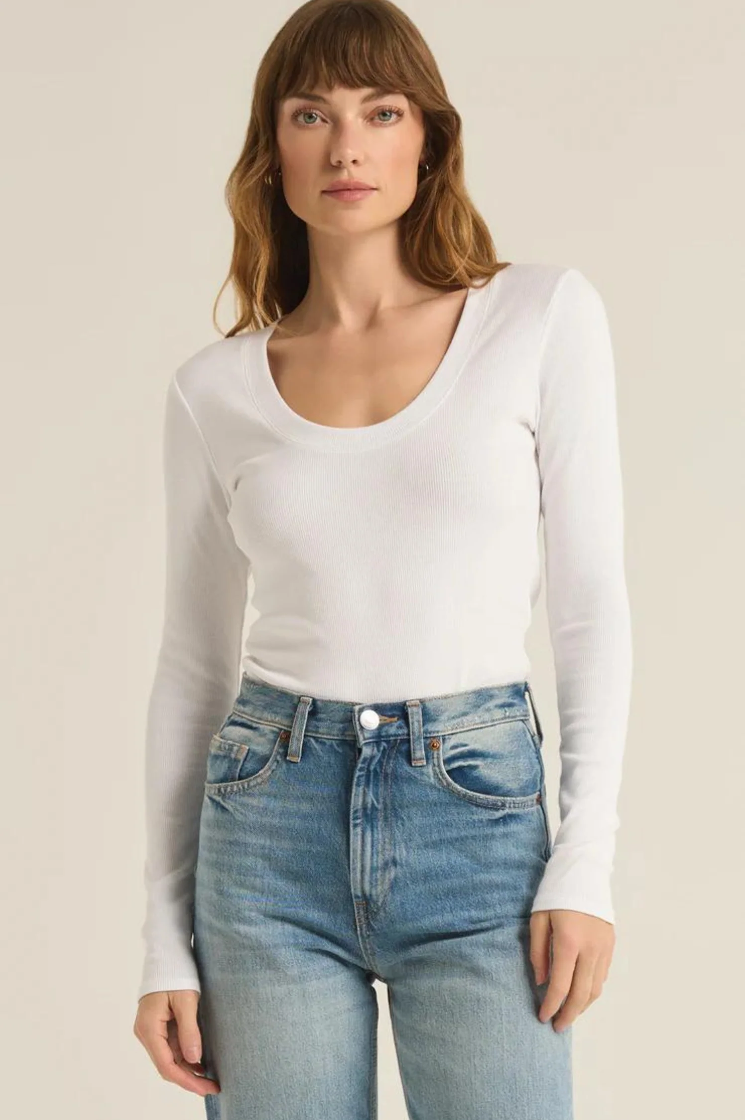 Sirena Rib Long Sleeve Tee - Intensery