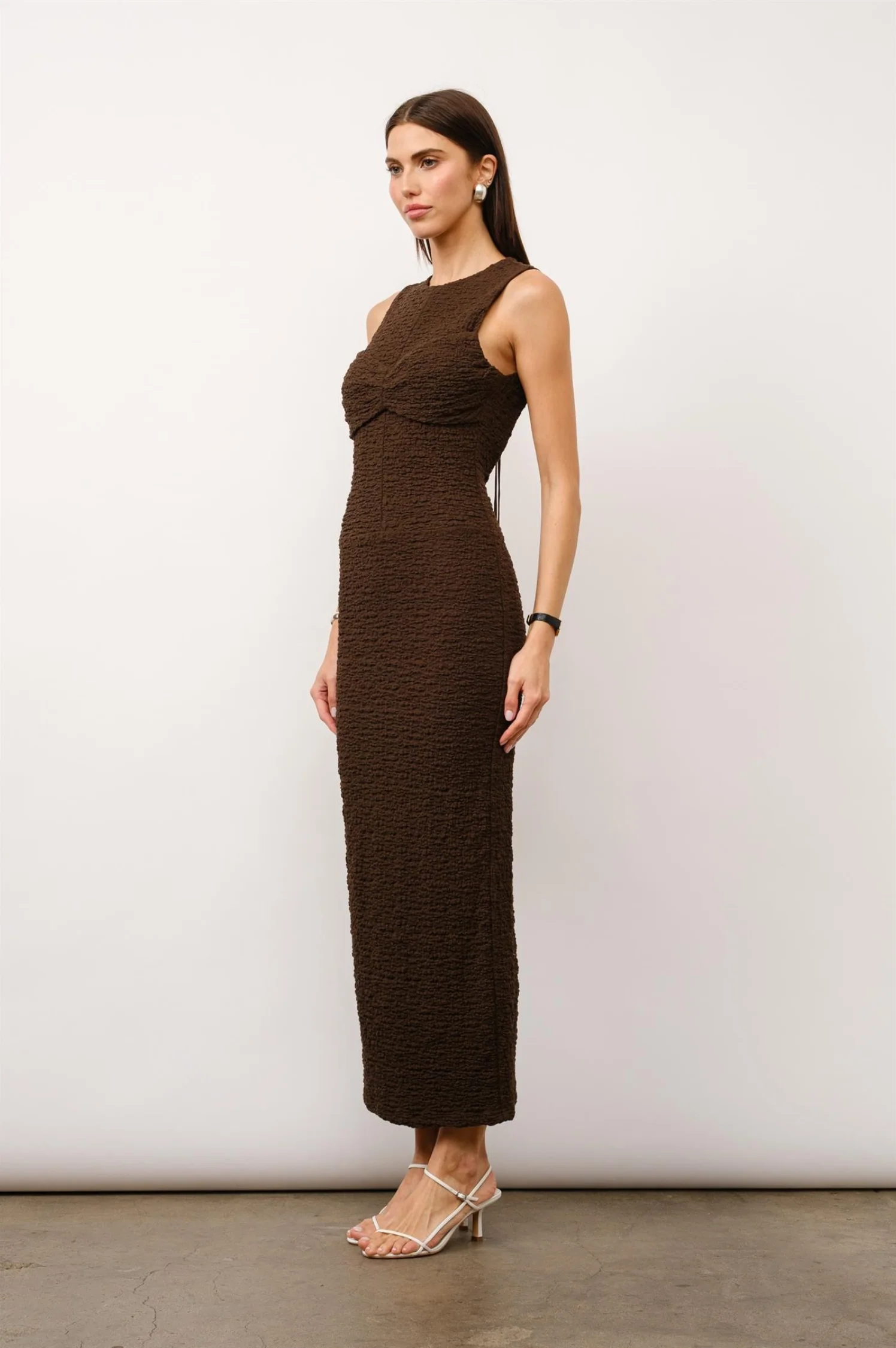 Camilla Textured Maxi Dress - Intensery