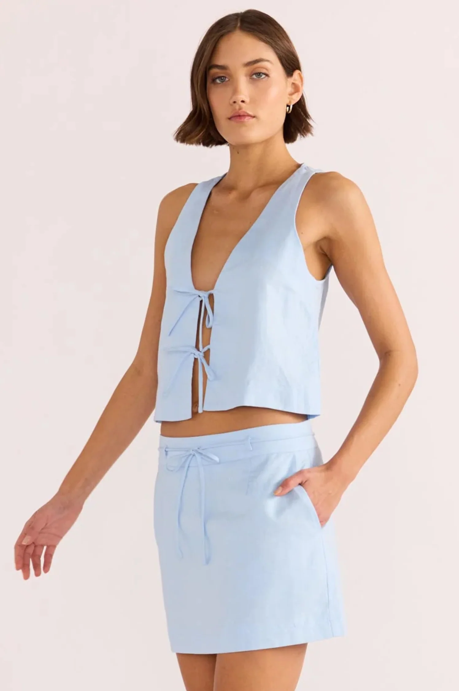 Pandora Tie Crop Top - Intensery