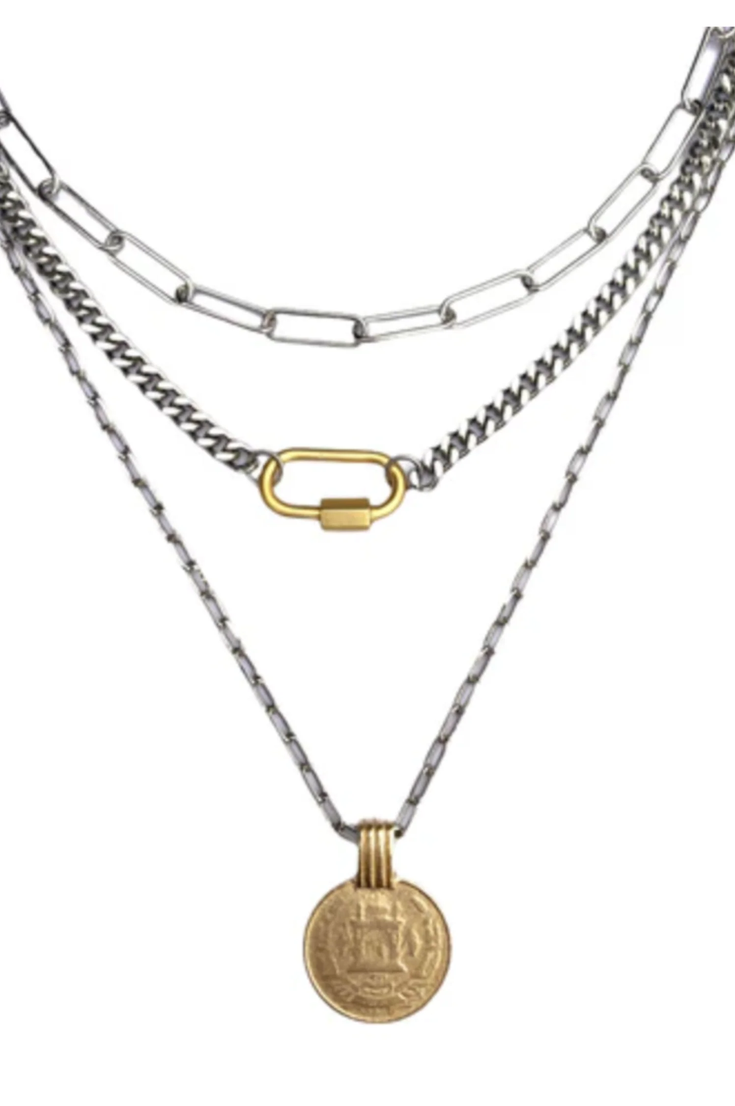 Crush Mixed 3 Layer Necklace - Intensery