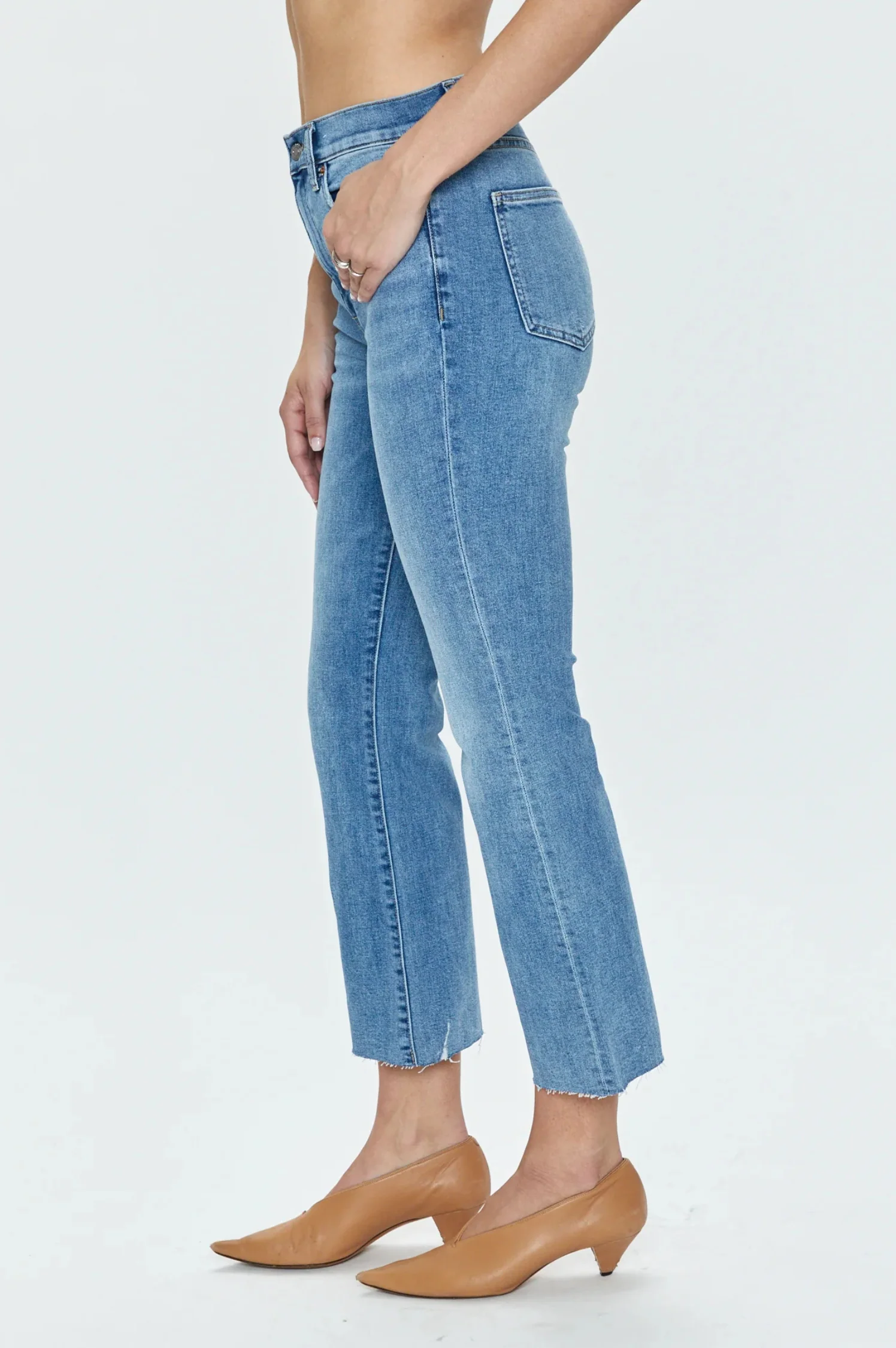 Lennon High Rise Cropped Boot - Zuma - Intensery