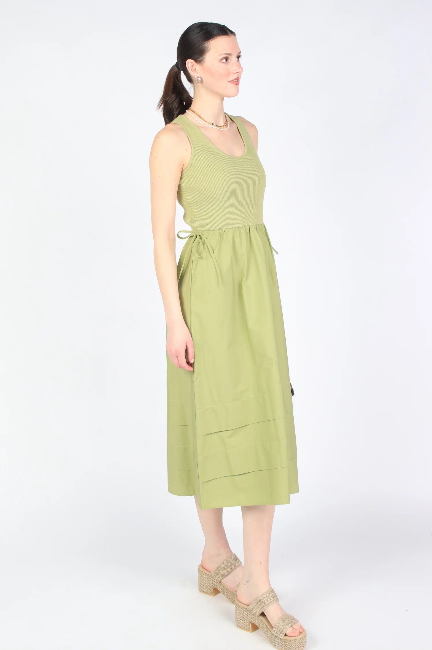 Yaya Mixed Media Maxi Dress - Intensery