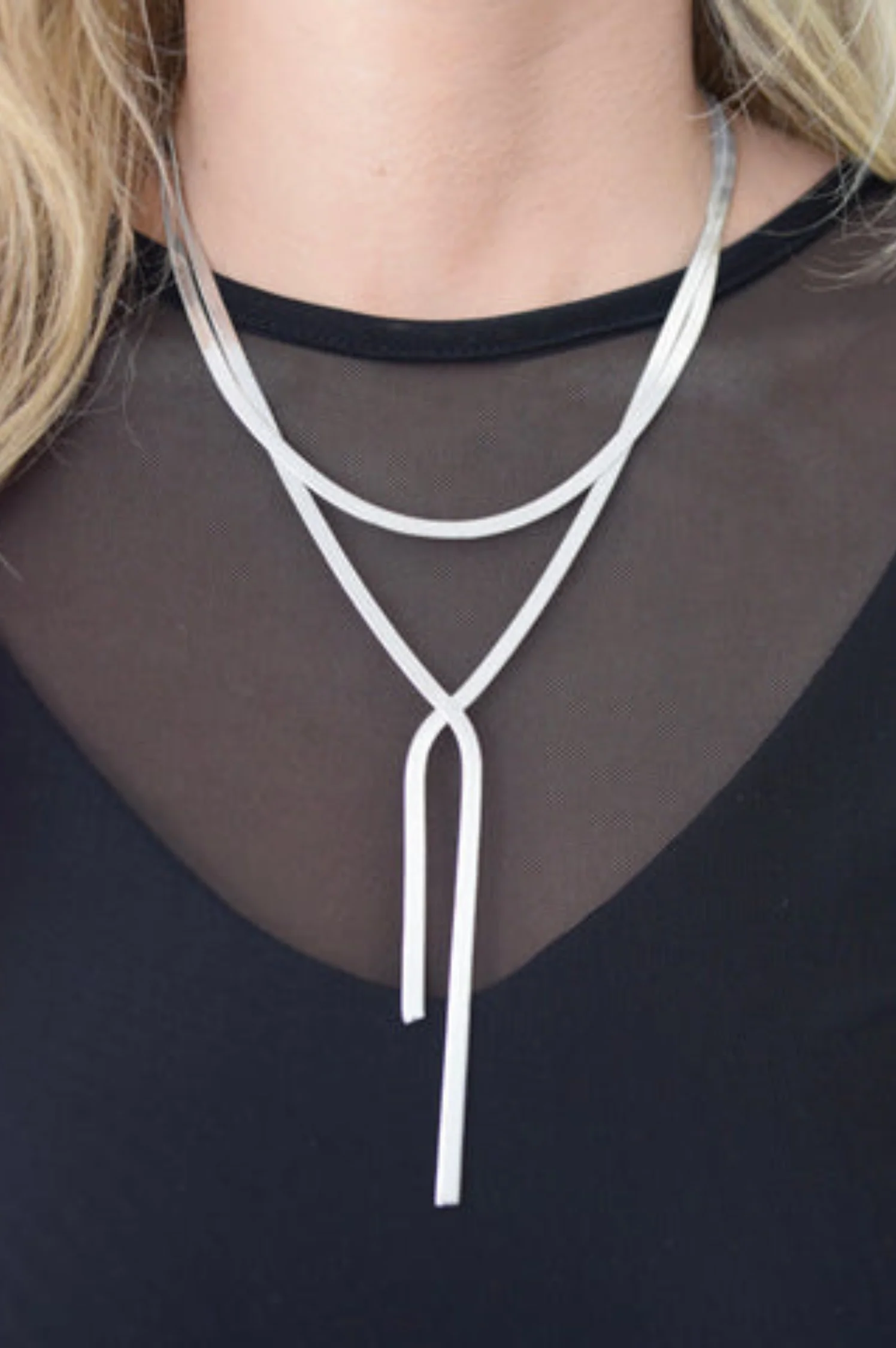 Parting Ways 2 Layer Necklace - Intensery