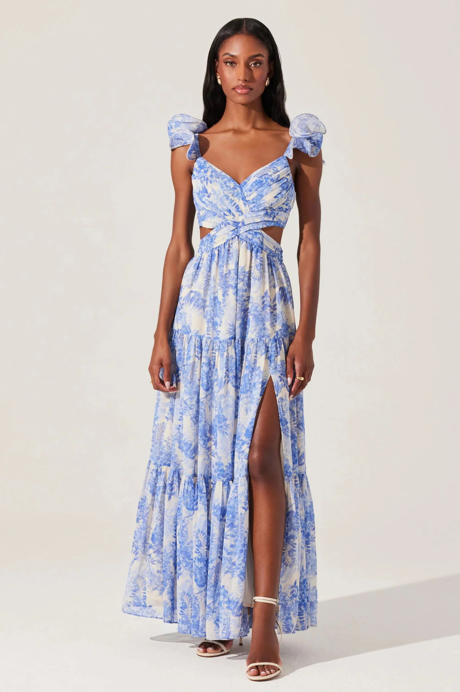 Fritillaria Floral Maxi Dress - Intensery