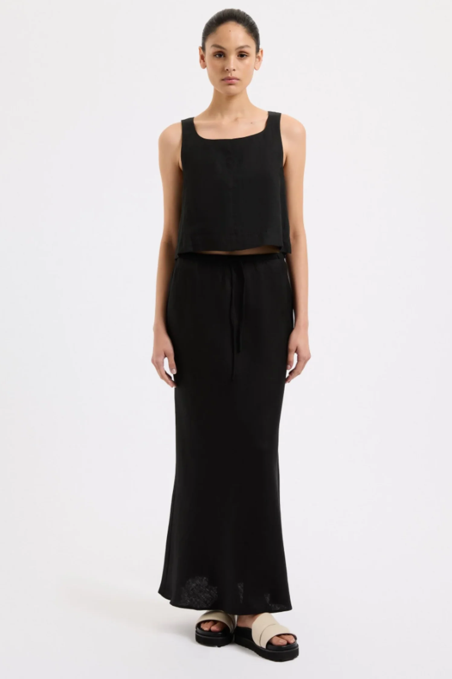 Amani Linen Skirt - Intensery