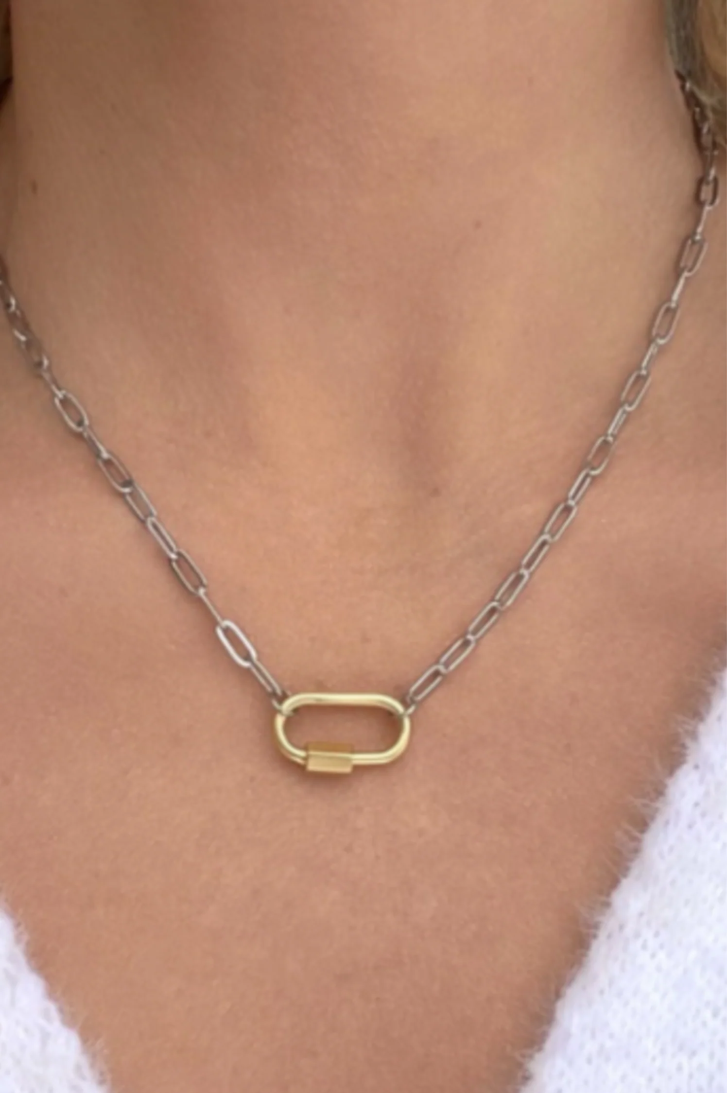 Clingy Carabiner Necklace - Intensery