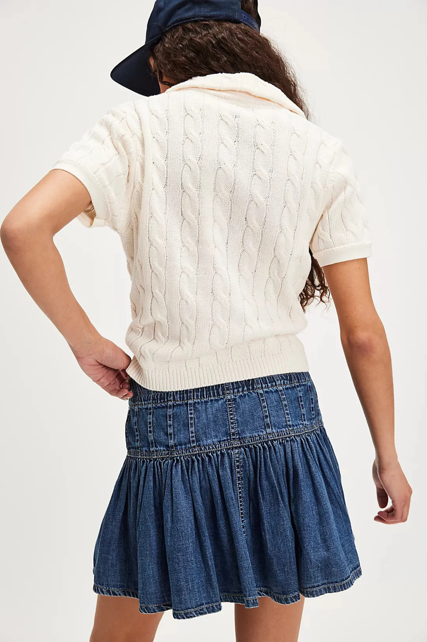 Roselle Denim Mini Skirt - Intensery