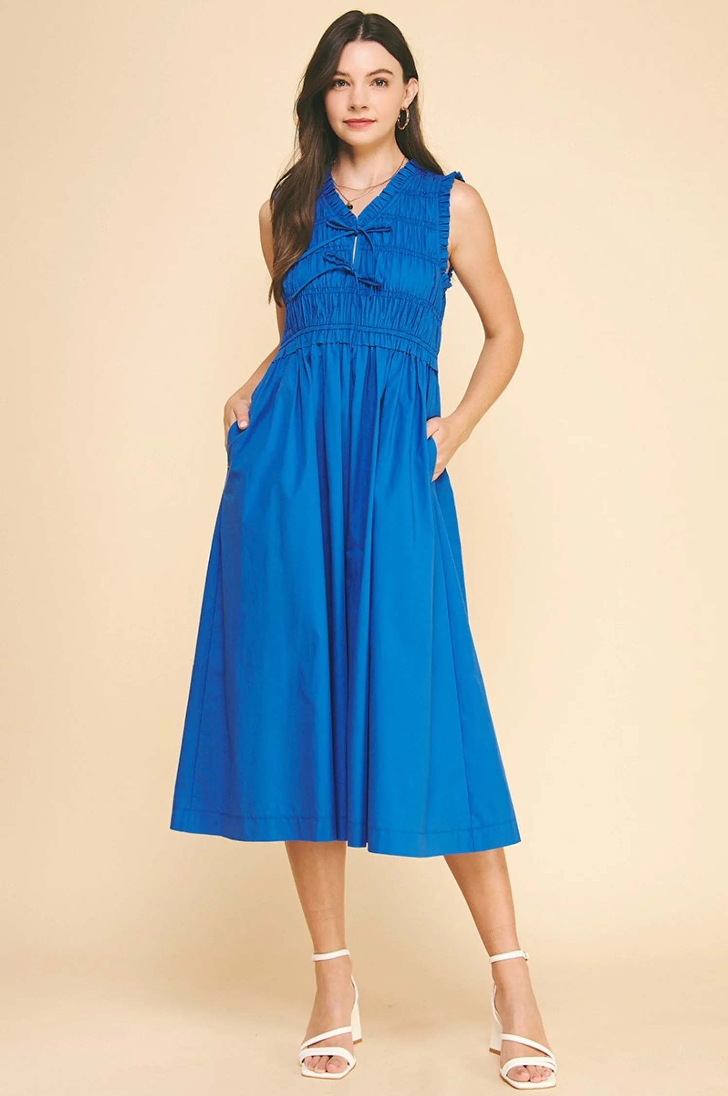Kelsey Smock Top Maxi Dress - Intensery