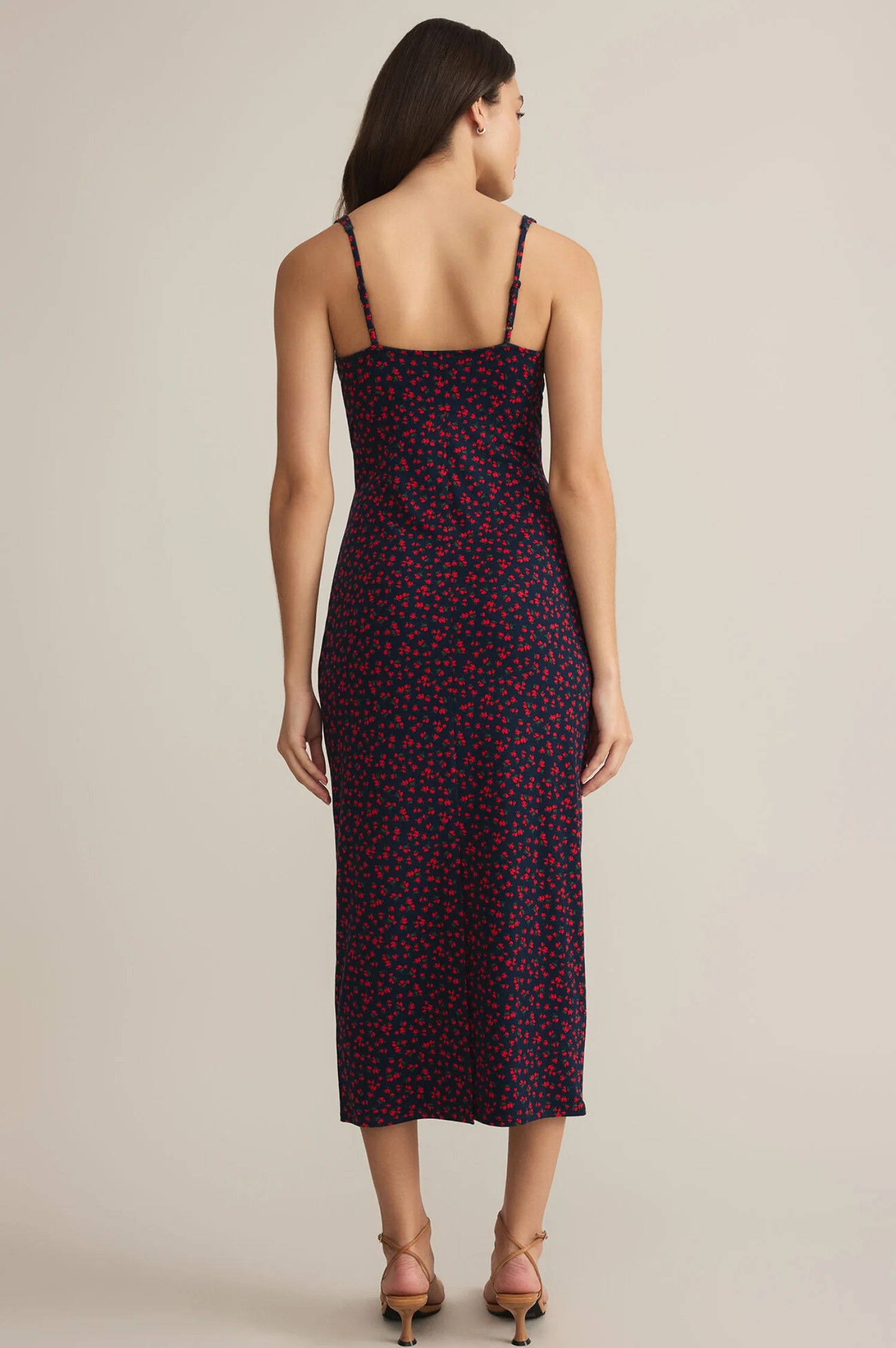 Eleve La Rosa Ditsy Midi Dress - Intensery
