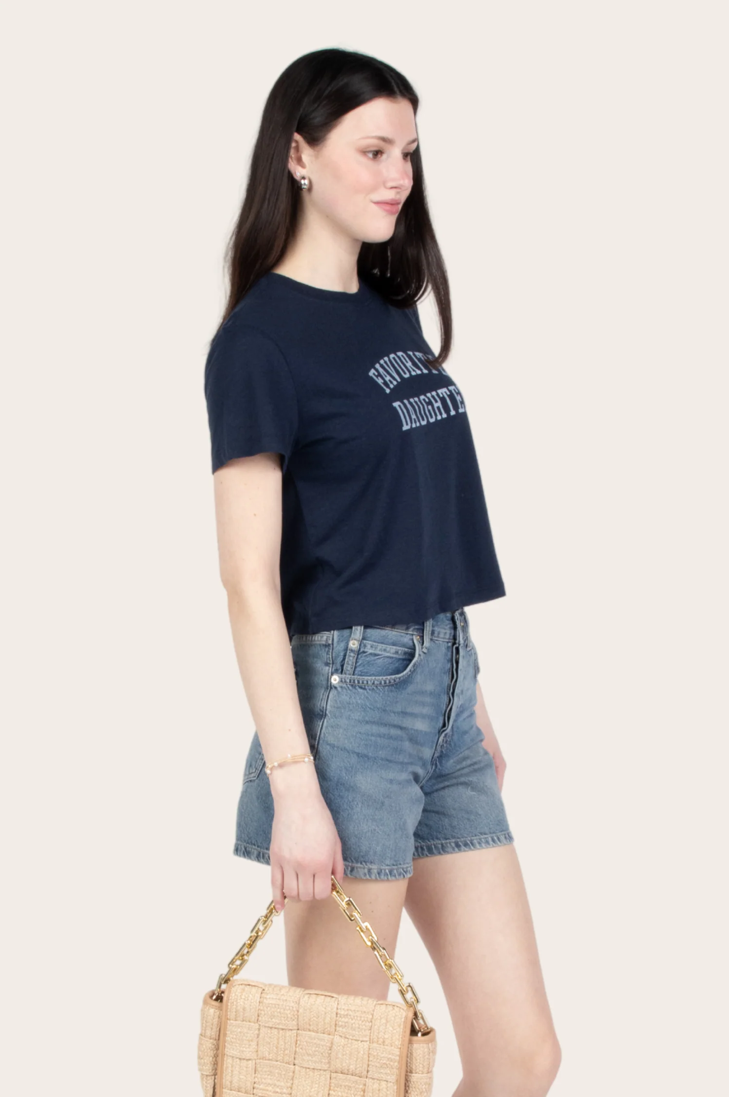 The Cropped Collegiate Tee - Intensery