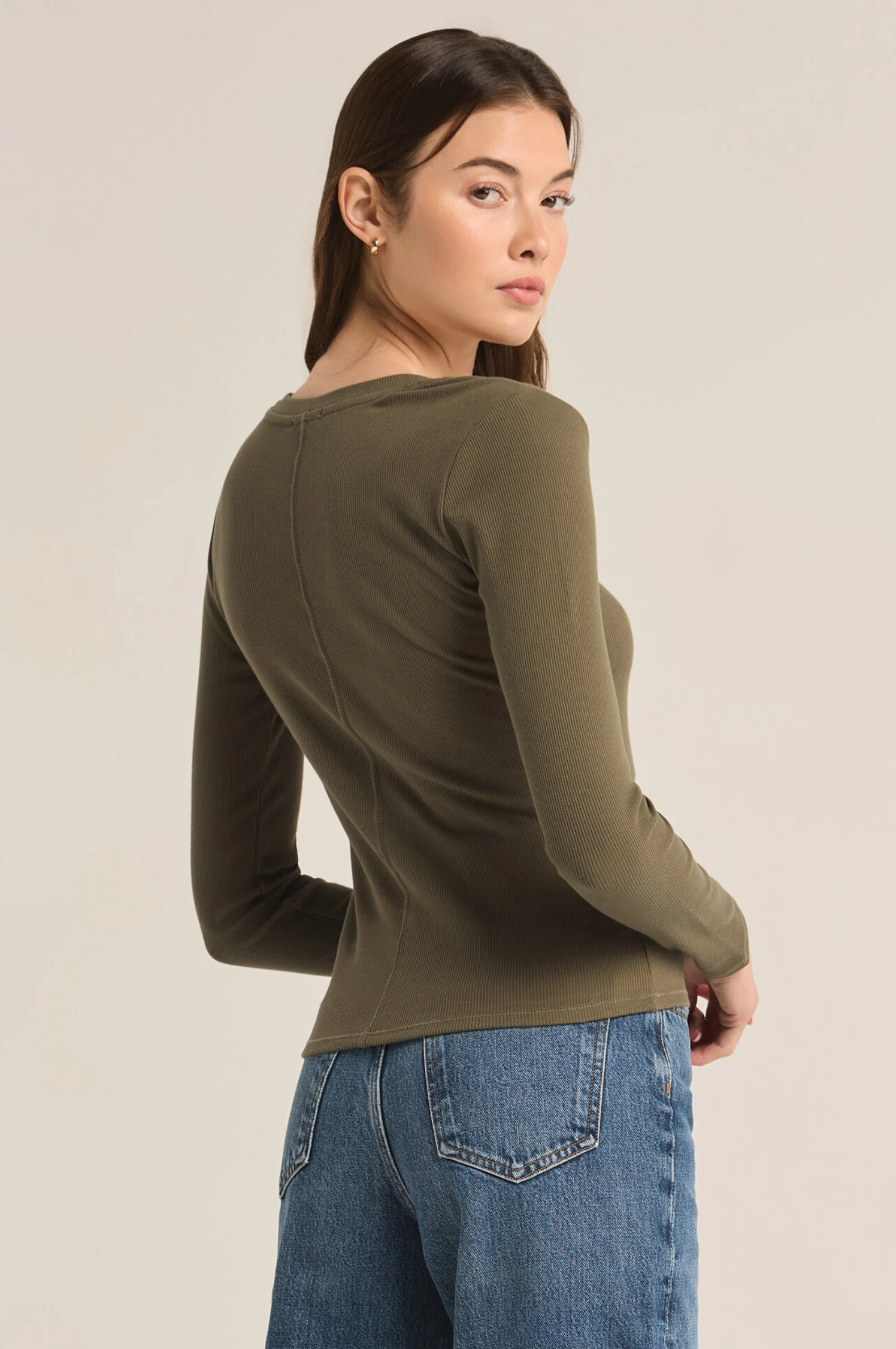 Sirena Rib Long Sleeve Tee - Intensery