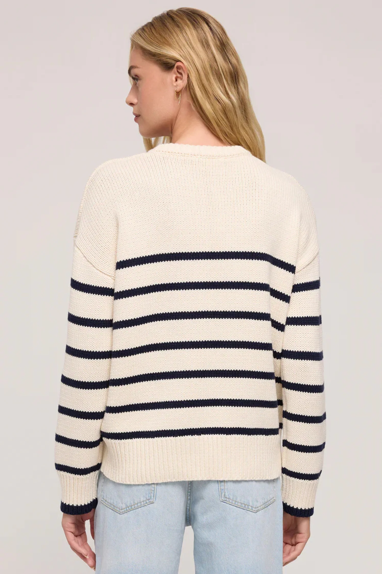 Boyfriend Stripe Sweater - Intensery