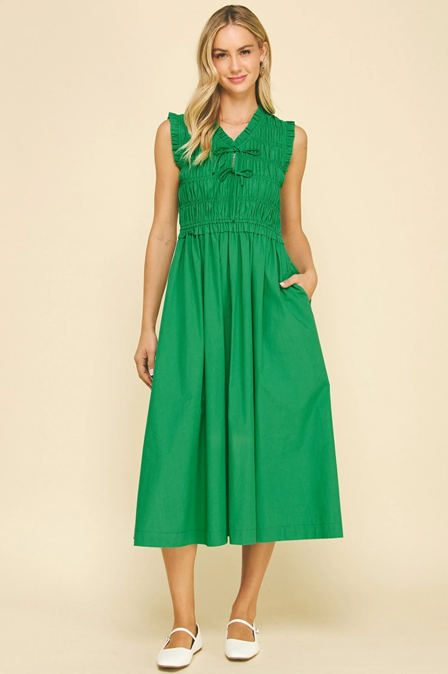 Kelsey Smock Top Maxi Dress - Intensery