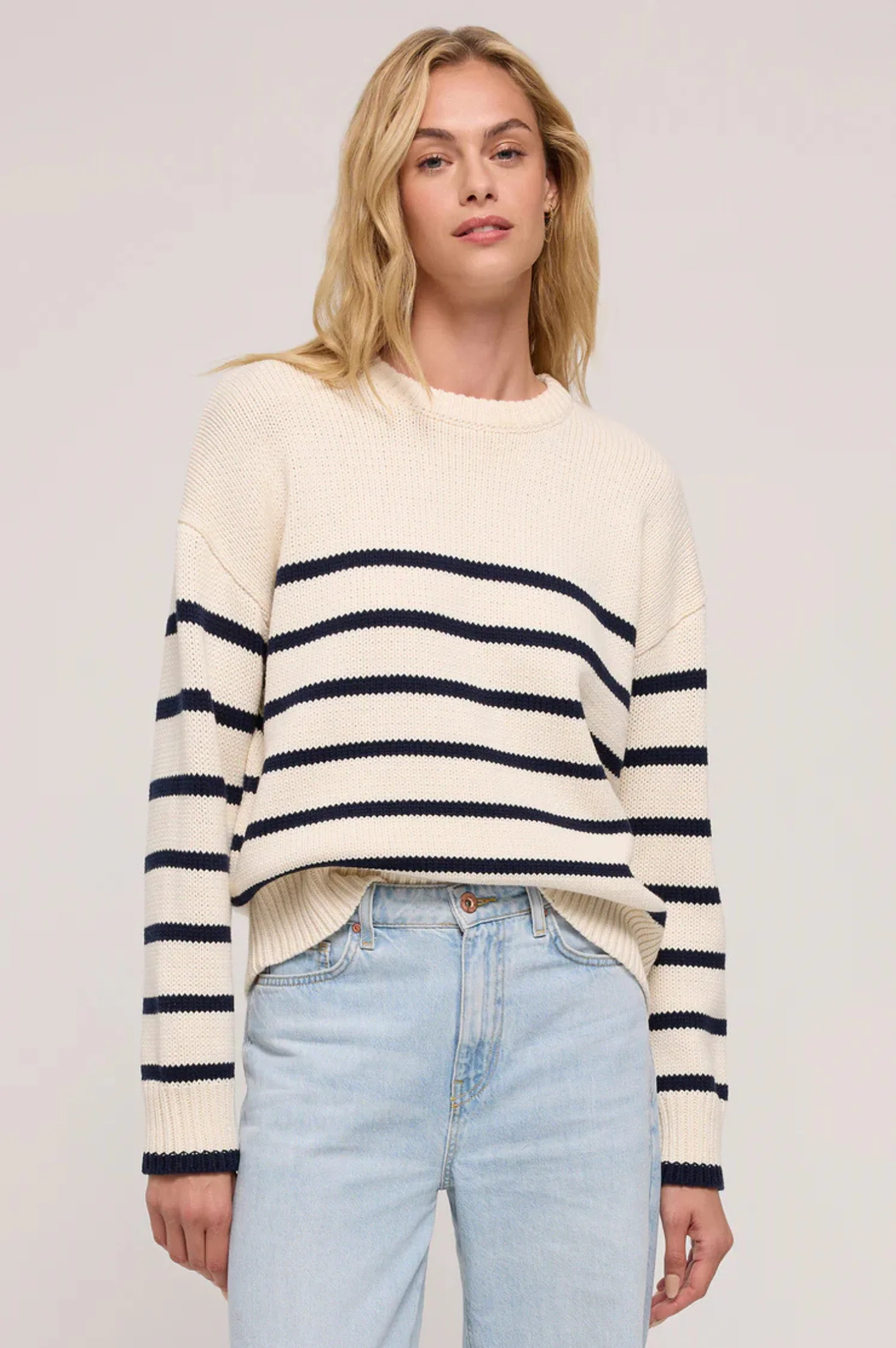 Boyfriend Stripe Sweater - Intensery
