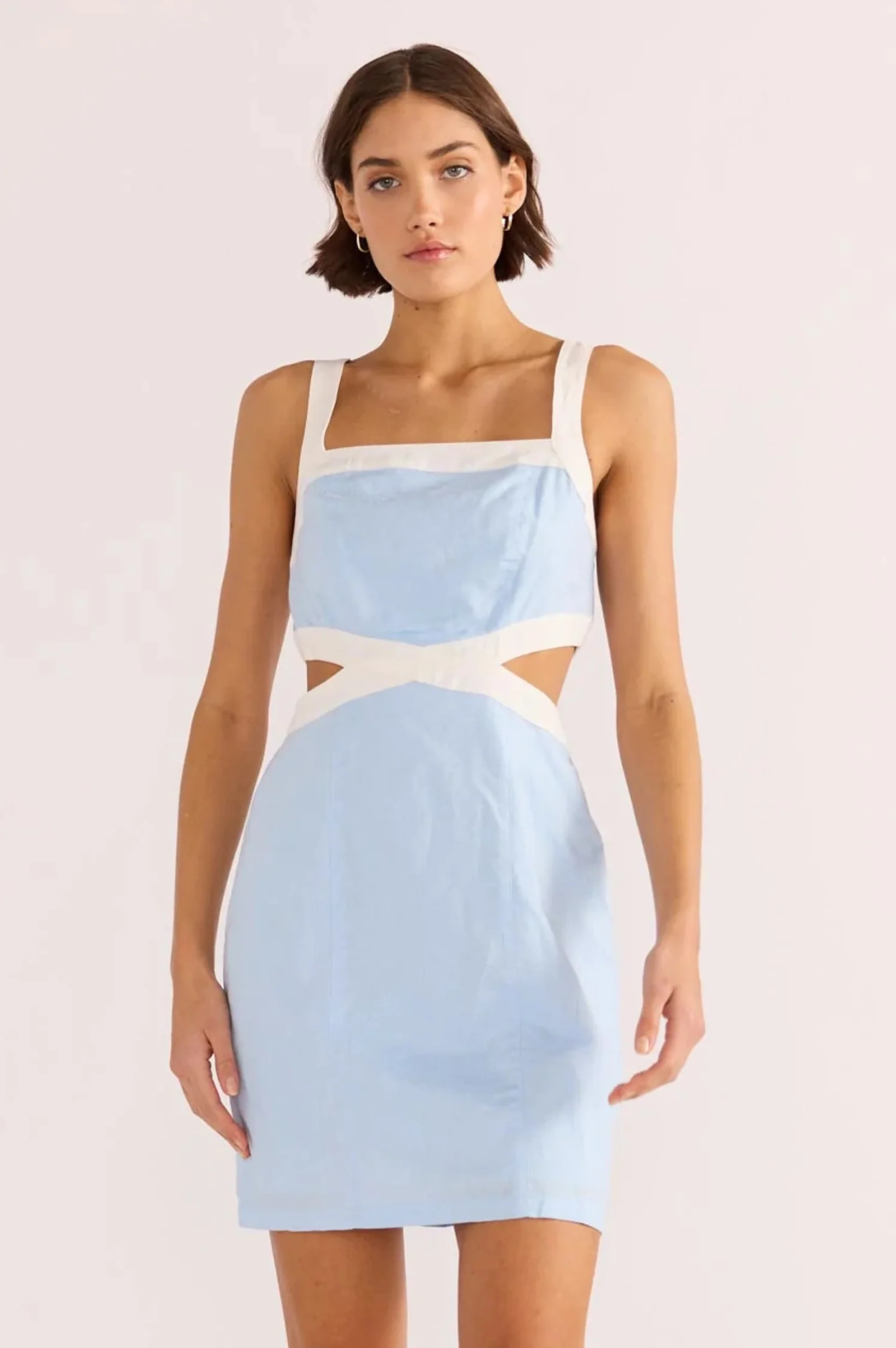 Pandora Contrast Mini Dress - Intensery